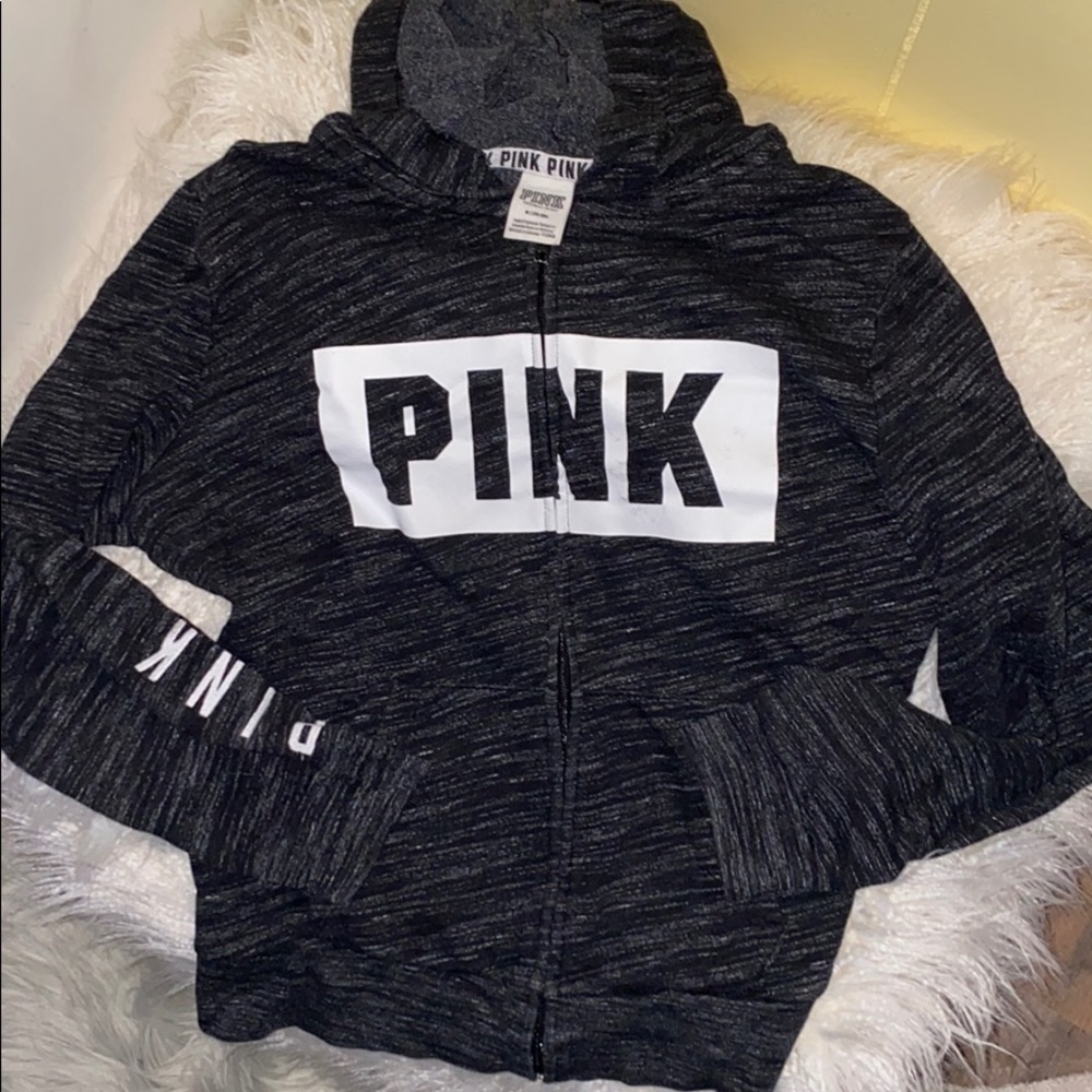 Pink Zip Up sweatshirt